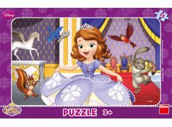 Dino Disney Puzzle deskové Sofia I. 15 dílků