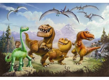 Dino Disney Puzzle Hodný Dinosaurus Arlo a kamarádi 66 dílků