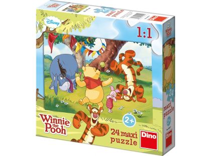 Dino Disney Puzzle Maxi Medvídek Pú a kamarádi 24dílků