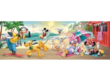 Dino Disney Puzzle Panoramic Mickey Mouse Club House 150dílků