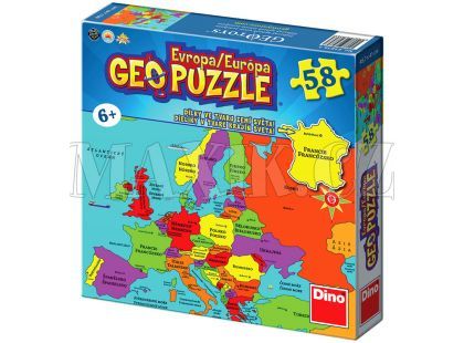 Dino Geo puzzle Evropa 58