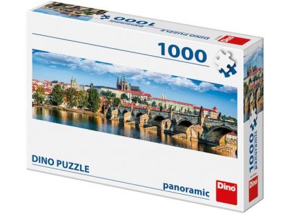 Dino Puzzle panoramatic Hradčany 1000 dílků