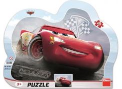Dino kontura puzzle Cars 3 Blesk McQueen 25 dílků