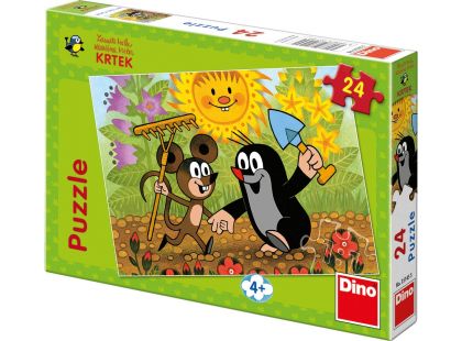 Dino Krteček Puzzle Krtek a myška 24dílků