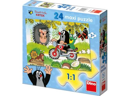 Dino Krteček Puzzle Maxi Krtek 24dílků