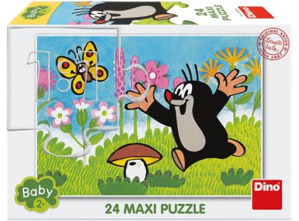 Dino Puzzle maxi Krtek a houba 24 dílků