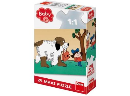 Dino Maxipes Fík maxi puzzle 24 dílků