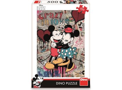 Dino Puzzle Mickey retro 500 dílků