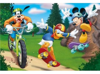 Dino Mickey sportuje 2 x 66 dílků dílků puzzle