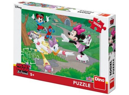 Dino Puzzle Minnie sportuje 100 XL dílků