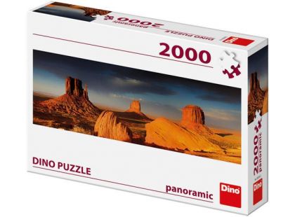 Dino Monument valley panoramic puzzle 2000 dílků