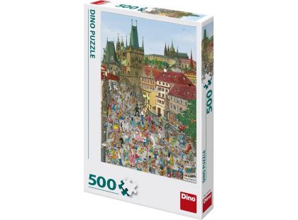 Dino Puzzle Mostecká věž 500 dílků