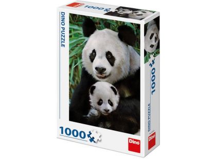 Dino Puzzle Pandí rodina 1000 dílků