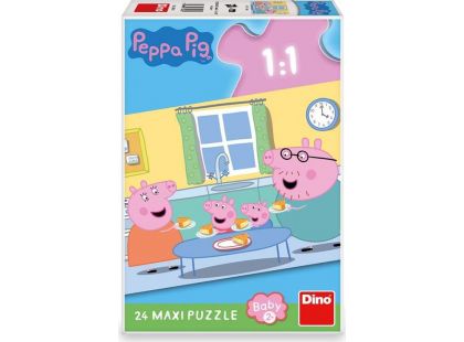 Dino Puzzle maxi Peppa Pig Oběd 24 dílků