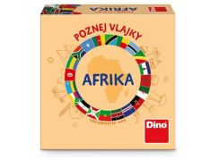 Dino Poznej vlajky Afrika cestovní hra