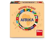 Dino Poznej vlajky Afrika cestovní hra
