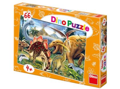 Dino Puzzle Dinosauři 66dílků