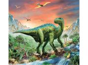 Dino Puzzle Dinosaurus s figurkou 60 dílků Iguanodon