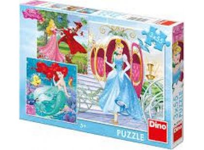 Dino Puzzle Disney Princess Já Princezna 3 x 55 dílků