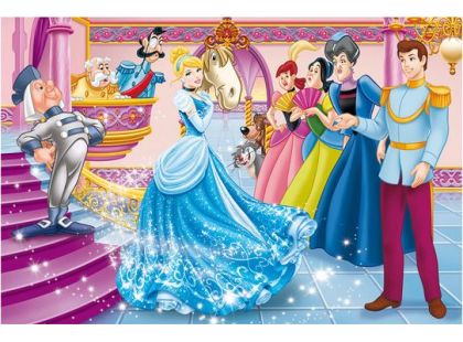 Dino Puzzle Disney Princess Princezny 2 x 66 dílků