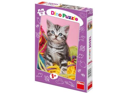 Dino Puzzle Duhové kotě 300XL dílků