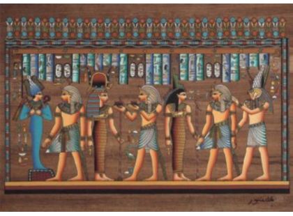 DINO Puzzle Egyptské hieroglyfy 2000 dílků