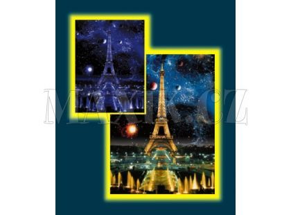 Dino Puzzle Eiffelovka v noci Starline 1000d