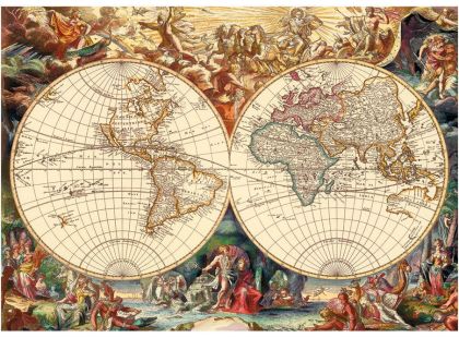 Dino Puzzle Historická mapa 1000d