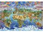 Dino Puzzle Ilustrovaná mapa světa 300 XL dílků 2
