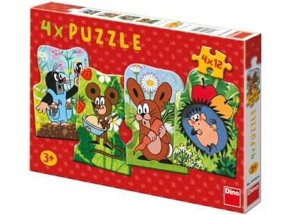 Dino Puzzle Krtek a kamarádi 48dílků