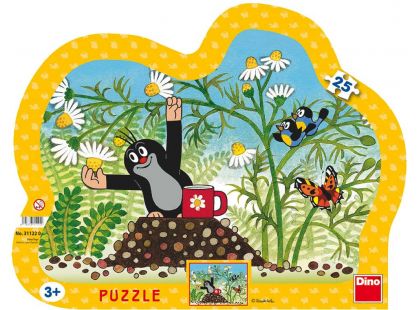 Dino Puzzle Krtek s hrníčkem 25d