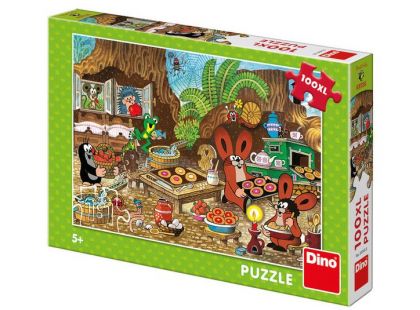 Dino puzzle Krtek v kuchyni 100 XXL dílků