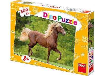 Dino Puzzle Kůň Zlatohřívák 300XL dílků