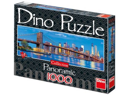 Dino Puzzle Panoramic Brooklynský most 1000d