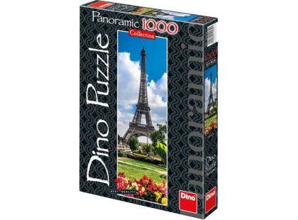 Dino Puzzle Panoramic Eiffelova věž na jaře 1000dílků