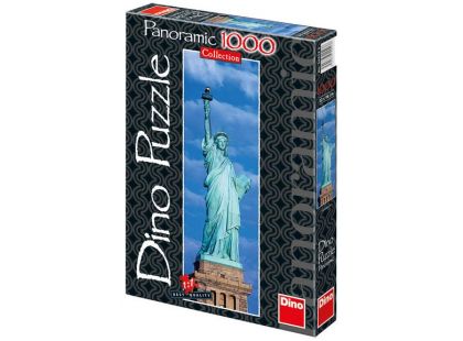 Dino Puzzle Panoramic Socha Svobody 1000dílků