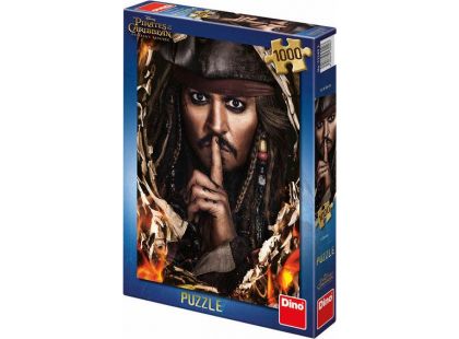 Dino Puzzle Piráti z Karibiku 5 Kapitán Jack 1000dílků