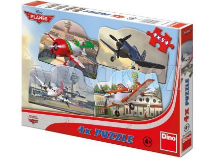 Dino Puzzle Planes 4x54 dílků