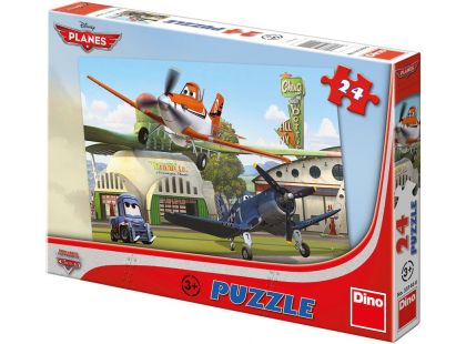 Dino Puzzle Planes U hangáru 24d