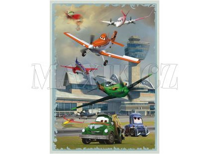Dino Puzzle Poster Planes Hladké přistání 180XL dílků