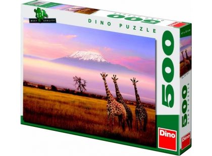 Dino Puzzle Safari 500 dílků