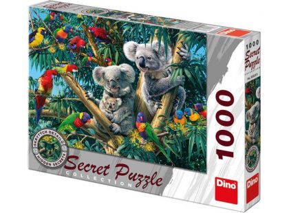 Dino Puzzle Secret Collection Koaly 1000dílků