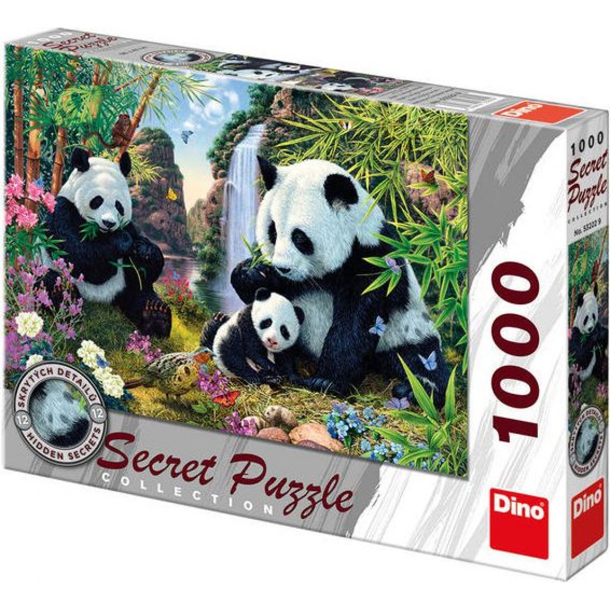 Dino Puzzle Secret Collection Pandy 1000dílků