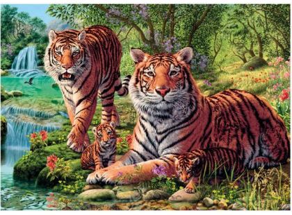 Dino Puzzle Secret Collection Tygři 1000dílků