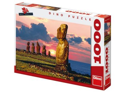 Dino Puzzle Velikonoční ostrovy 1000dílků