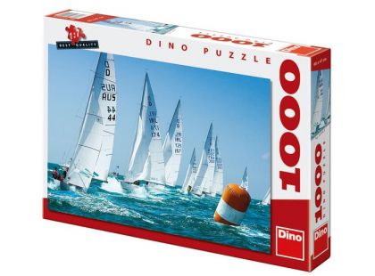 Dino Puzzle Závodní plachetnice 1000dílků