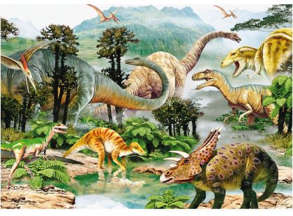 Dino Puzzle Život dinosaurů 100d XL