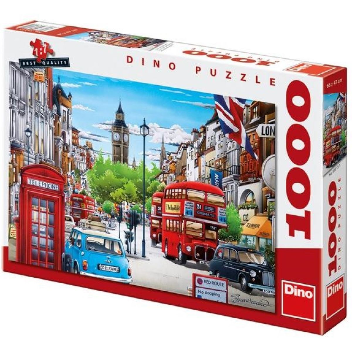 Dino Puzzle Život v Londýně 1000dílků