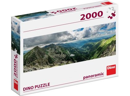 Dino Puzzle panoramic Roháče 2000 dílků