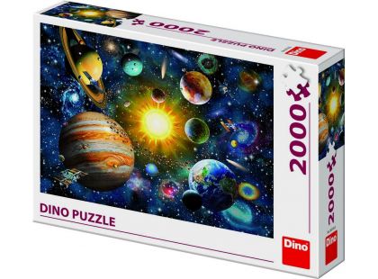 Dino Puzzle Sluneční soustava 2000 dílků